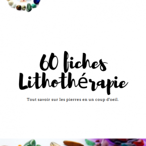 Les 60 fiches Lithothérapie