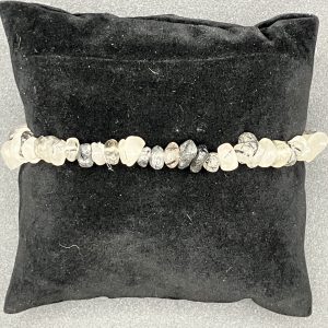 Bracelet Baroque Cristal de Roche et Tourmaline