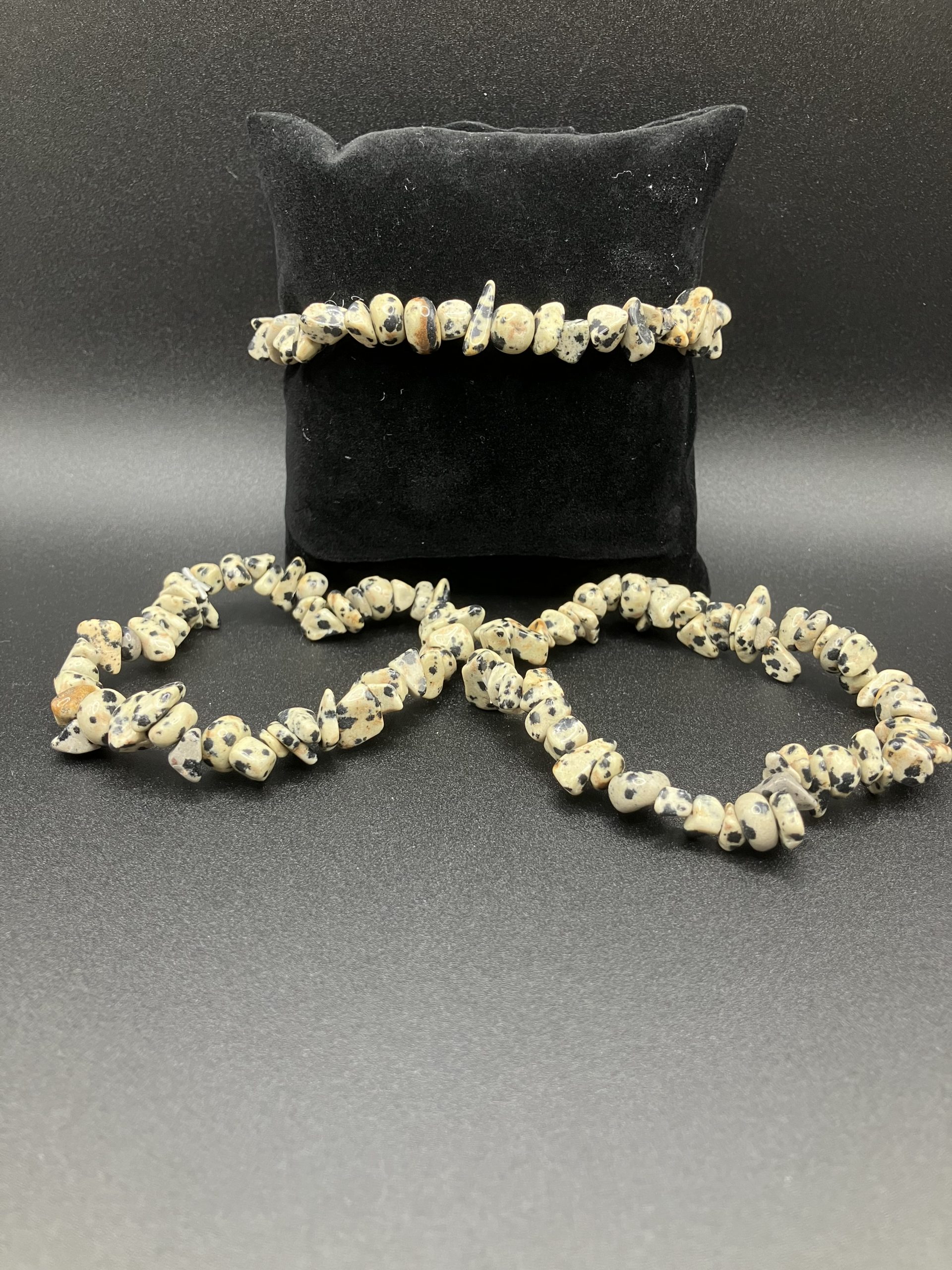 Bracelet Baroque Jaspe Dalamatien – Image 2