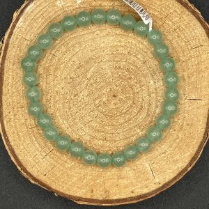 Bracelet perle 6mm Aventurine Verte