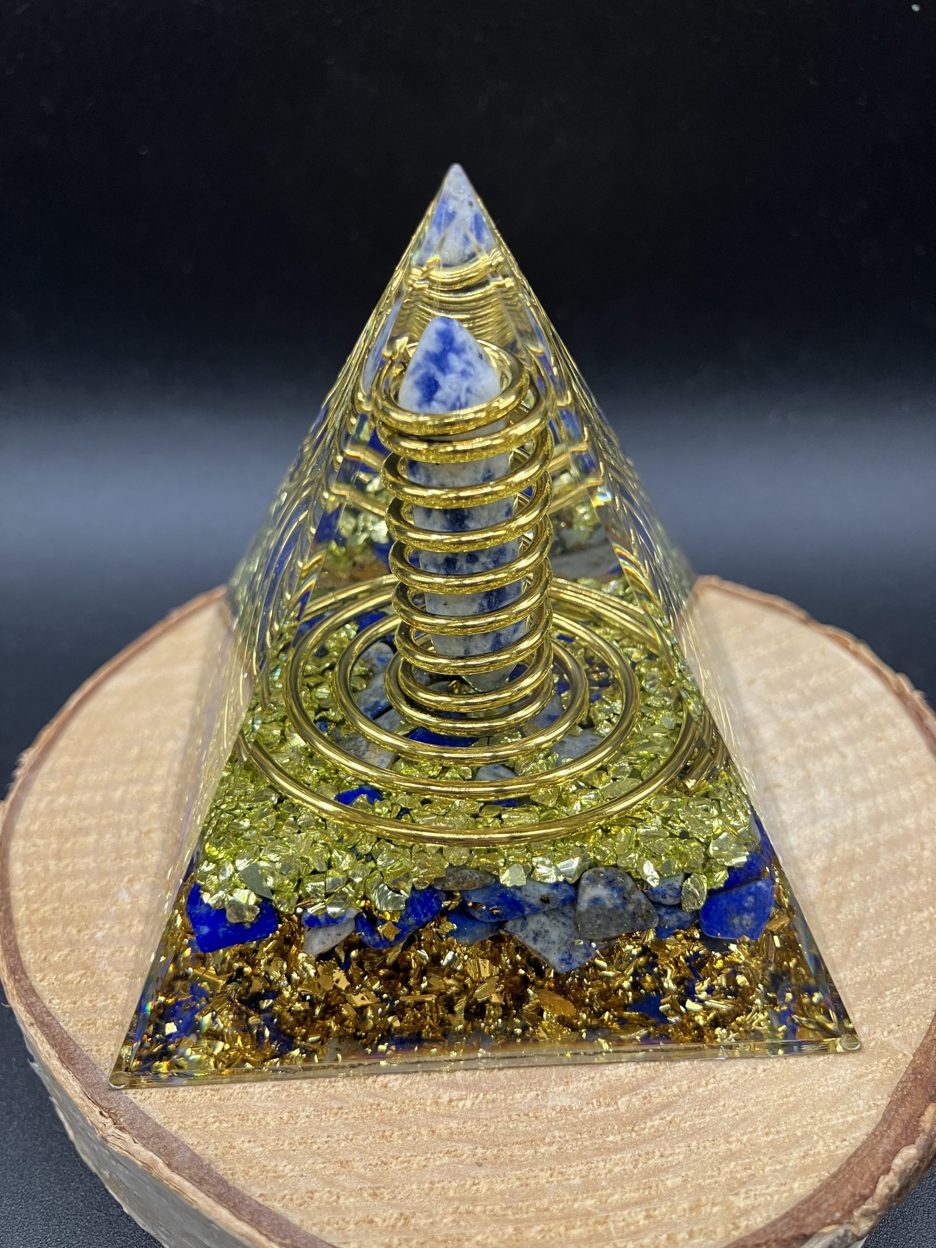 Orgonite 60mm - Pointe en Lapis Lazuli – Image 2