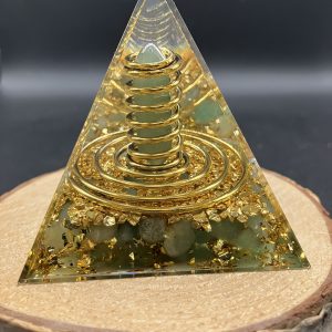 Orgonite 60mm - Pointe en Aventurine verte
